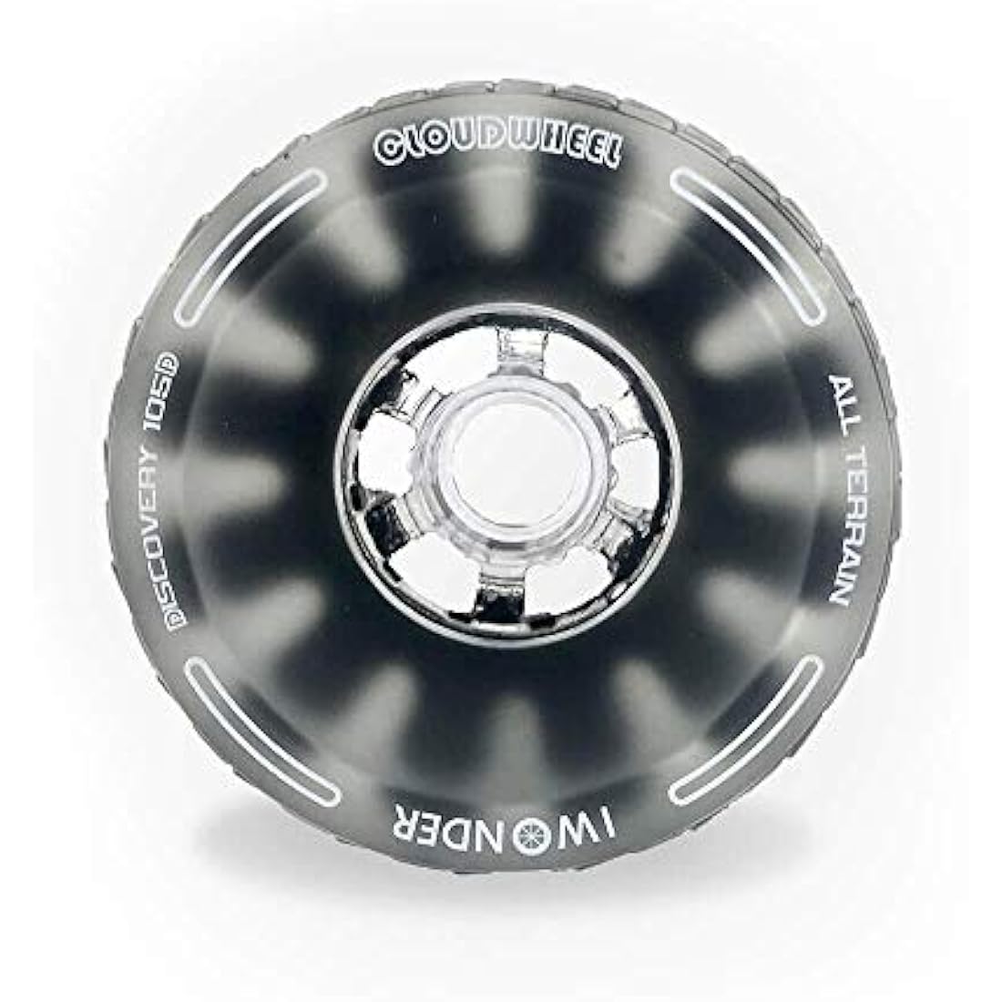 IWONDER Cloud Wheel 120mm Discovery Electric Skateboard Wheels Patented Damping Foam Core All Terrain Off Road Translucent Urethane Longboard Wheels（Not Applicable to Hub Motor