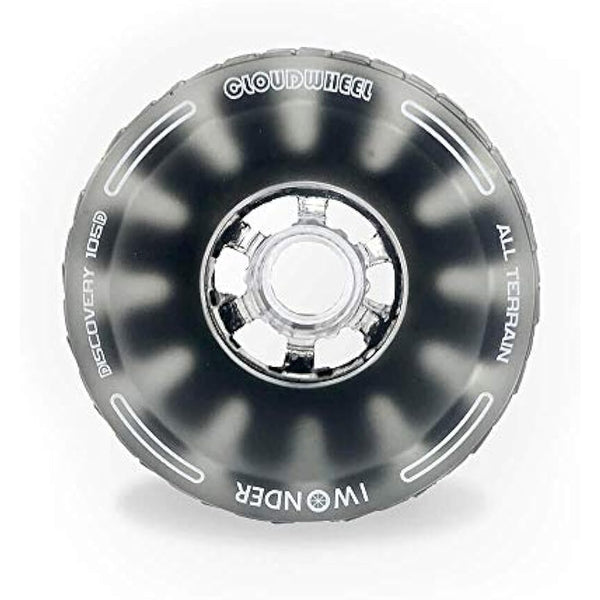 IWONDER Cloud Wheel 120mm Discovery Electric Skateboard Wheels Patented Damping Foam Core All Terrain Off Road Translucent Urethane Longboard Wheels（Not Applicable to Hub Motor