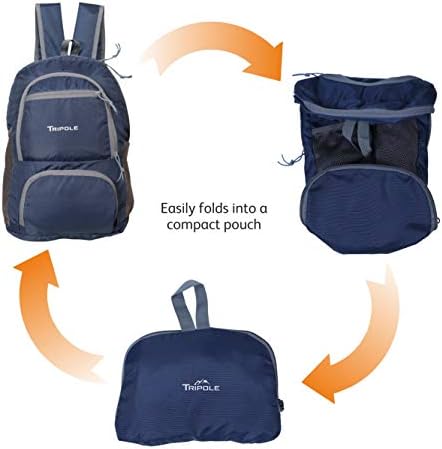 Tripole Walker 65 Litres Backpack | Internal Frame With Metal Rod | Rain Cover | Bottom Opening | Laptop Section, black, Backpack Backpacks