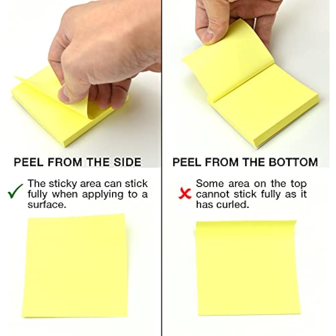 24 x 400 Quality Pastel Colours Removable Sticky Notes 76x76mm 96 Pads of 100 Sheets - Blue, Pink, Green, Yellow