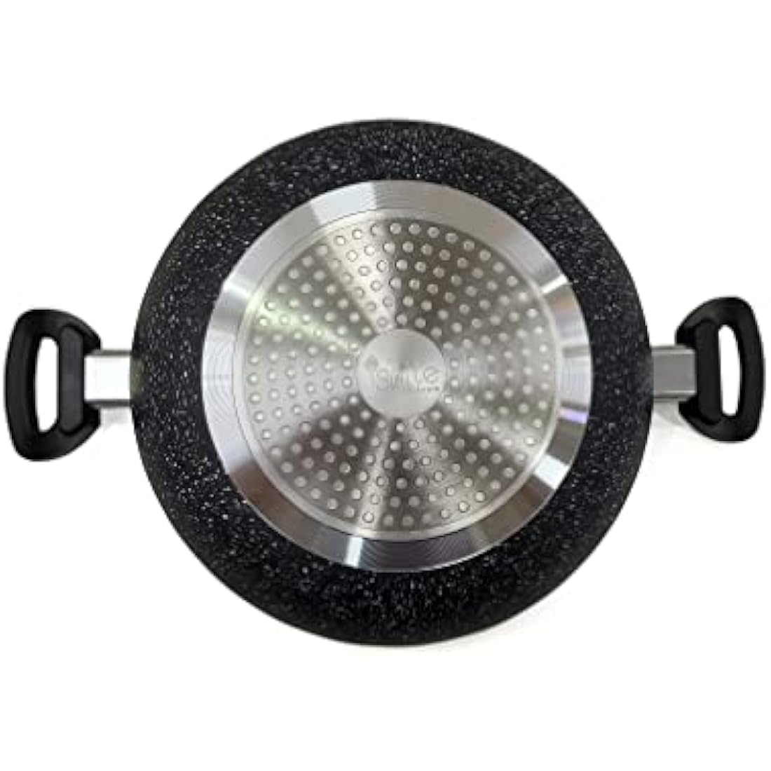 Ignite Cookware 26cm Marble Non-Stick Wok | Stir-Fry Pan with Glass Lid | Kadai | PFOA Free Non Stick for Healthy Cooking | Suitable for All Hobs Including Induction