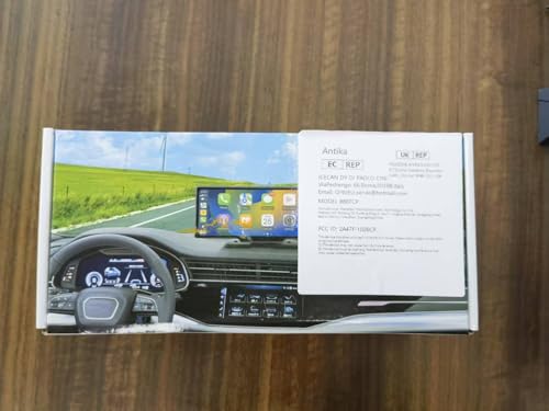 10.26" Wireless Carplay Screen 360 Rotation 4K Dash Cam Carplay & Android Auto Car Stereo Car Audio Receivers with 1080p Backup Camera GPS Navigation/Mirror Link/Voice Control/Siri