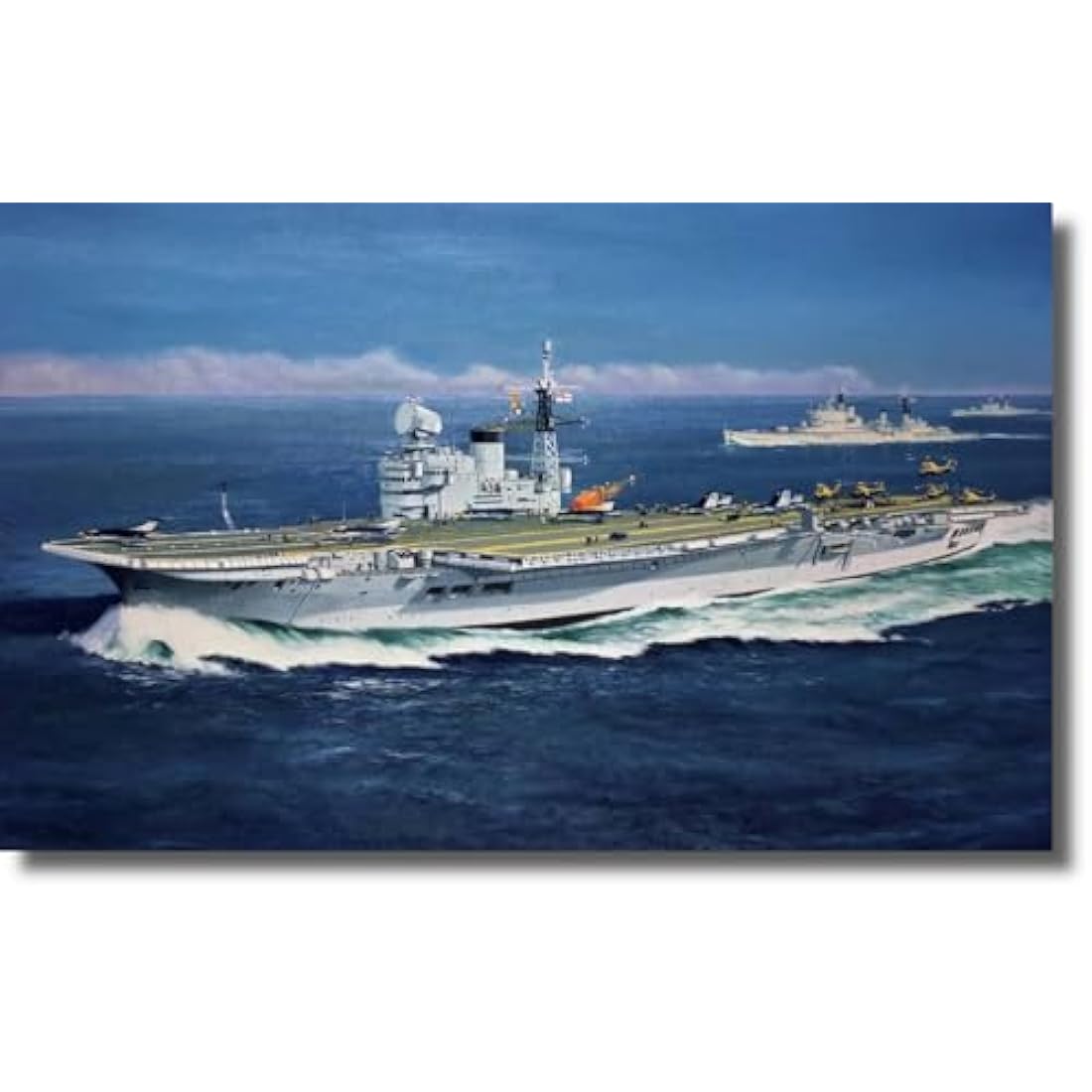 Airfix Vintage Classics Set - A04201V HMS Victorious - Plastic Model Ship Kits for Adults & Children 8+, Set Includes 94 Pieces - 1:600 Scale Model Ship Set