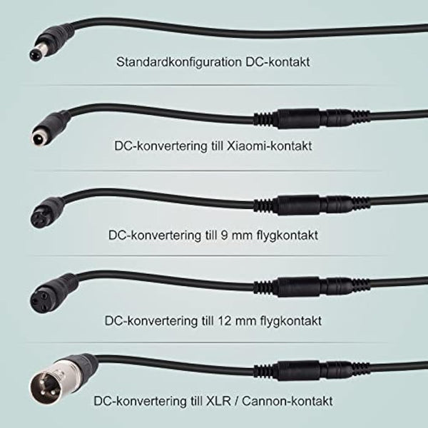 42V 2A Electric bicycle Scooter ebike Battery charger for Xiaomi 42V Li-ion Battery 36V 10S