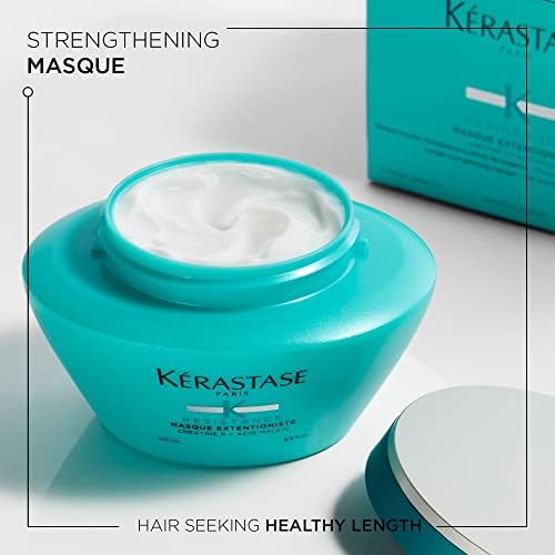 Kérastase Resistance, Strengthening & Smoothing Mask, For Long Hair, With Creatine R & Amino Acid, Masque Extentioniste, 200ml