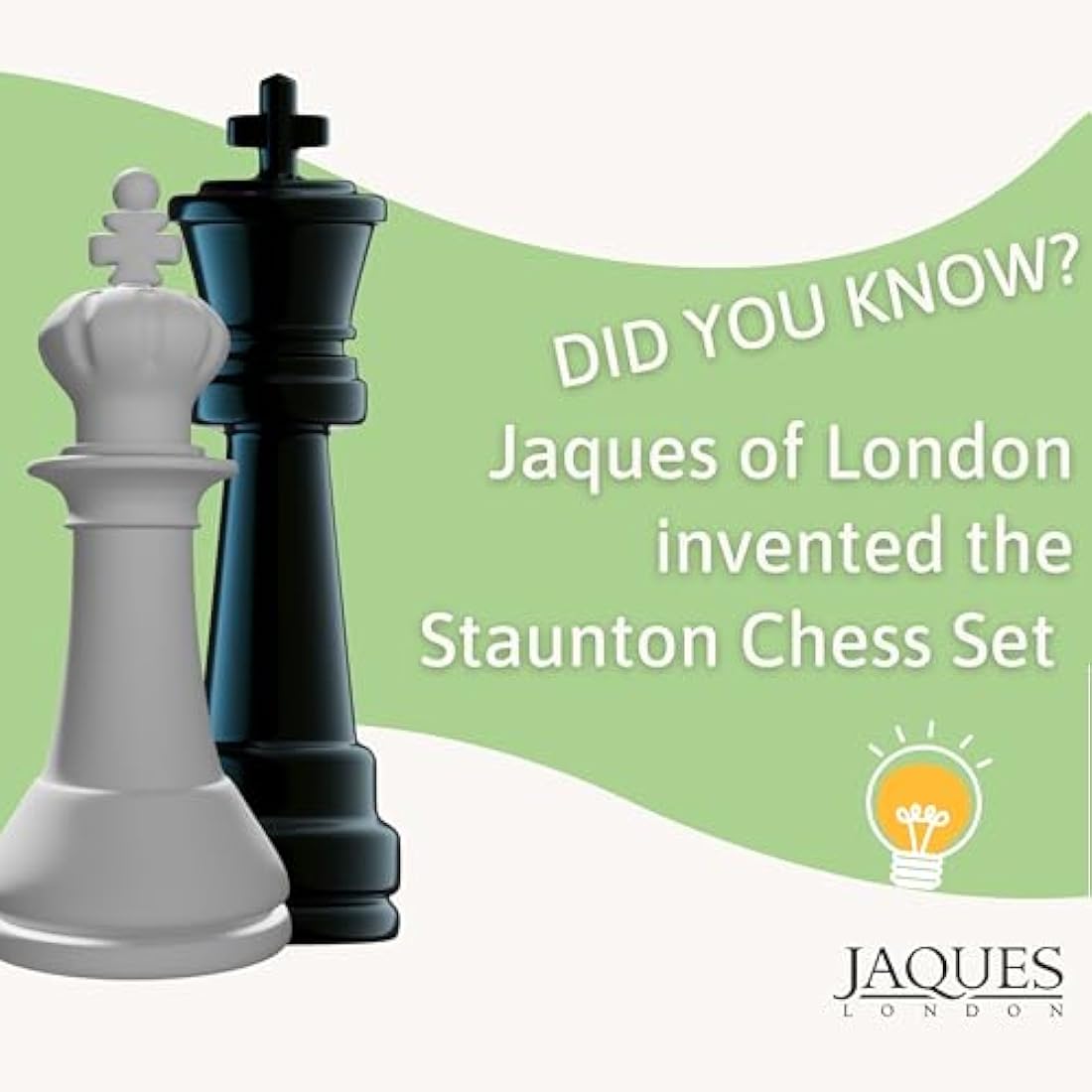 Jaques of London Wooden Chess Set | Folding Chess Board & Pieces | Chess Set for Adults | Luxury Traditional Games for Adults and Kids | Since 1795