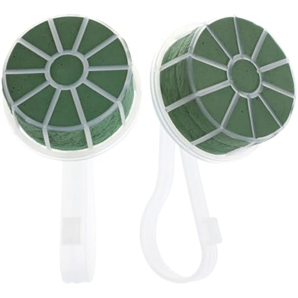 DOITOOL 2Pcs Foam Floral Handle Bouquet Holders Handle Bouquet Holder Bride Flower for Bridal Fresh Flowers Silk Flowers Wedding Supplies, Size S