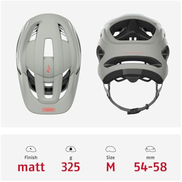 ABUS CliffHanger MTB helmet - bike helmet for demanding trails - with large ventilation openings & TriVider strap system - for men and women