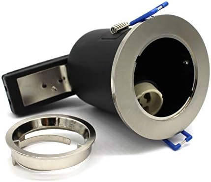 10 X Sanlumia LED Fire Rated Downlight Can GU10 Recessed Ceiling Twist & Lock Downlight IP20 Satin Nickel