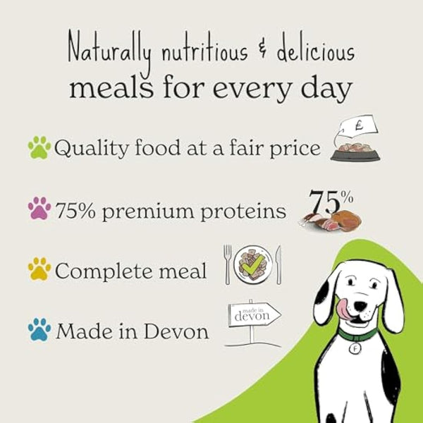 Forthglade Wet Puppy Food Variety Pack (12 x 395g Trays) - Grain Free & Hypoallergenic Dog Food, Lamb with Liver and Chicken with Liver, Complete Meals for Puppies 2-12 Months