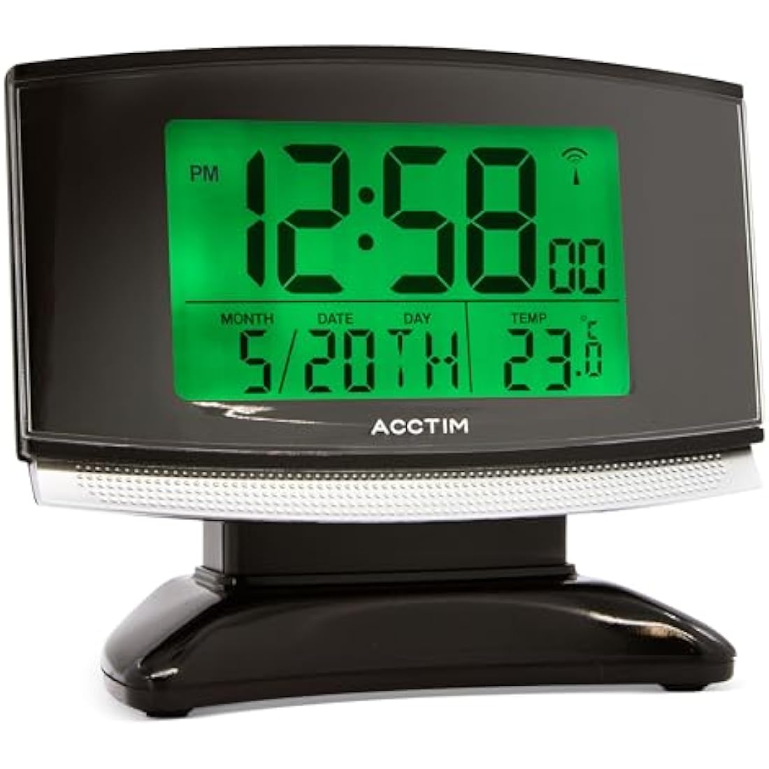 Acctim 71207 Acura Smartlite® Radio Controlled Alarm Clock, Black