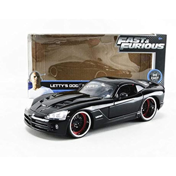 Jada 1:24 Letty's Dodge Viper SRT-10 - Black