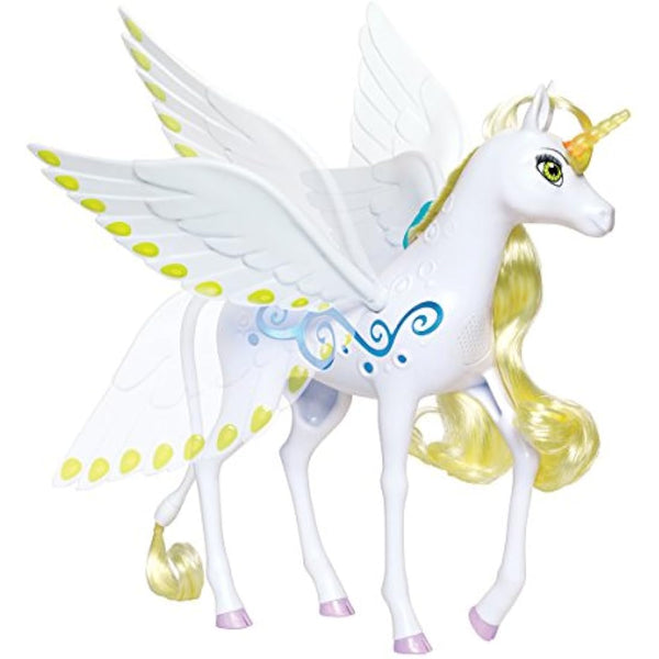 Simba 109480095 Mia and Me Magic Unicorn Onchao with Light and Sound/Moving Wings/Plays Title Song, 25 cm