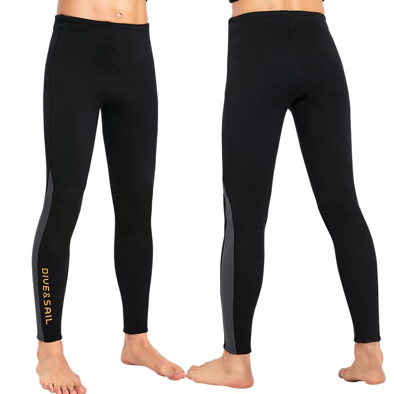 EUPTE 3mm Diving Wetsuit Pants Swimming Pants Leggings for Women Men (XS, Women)