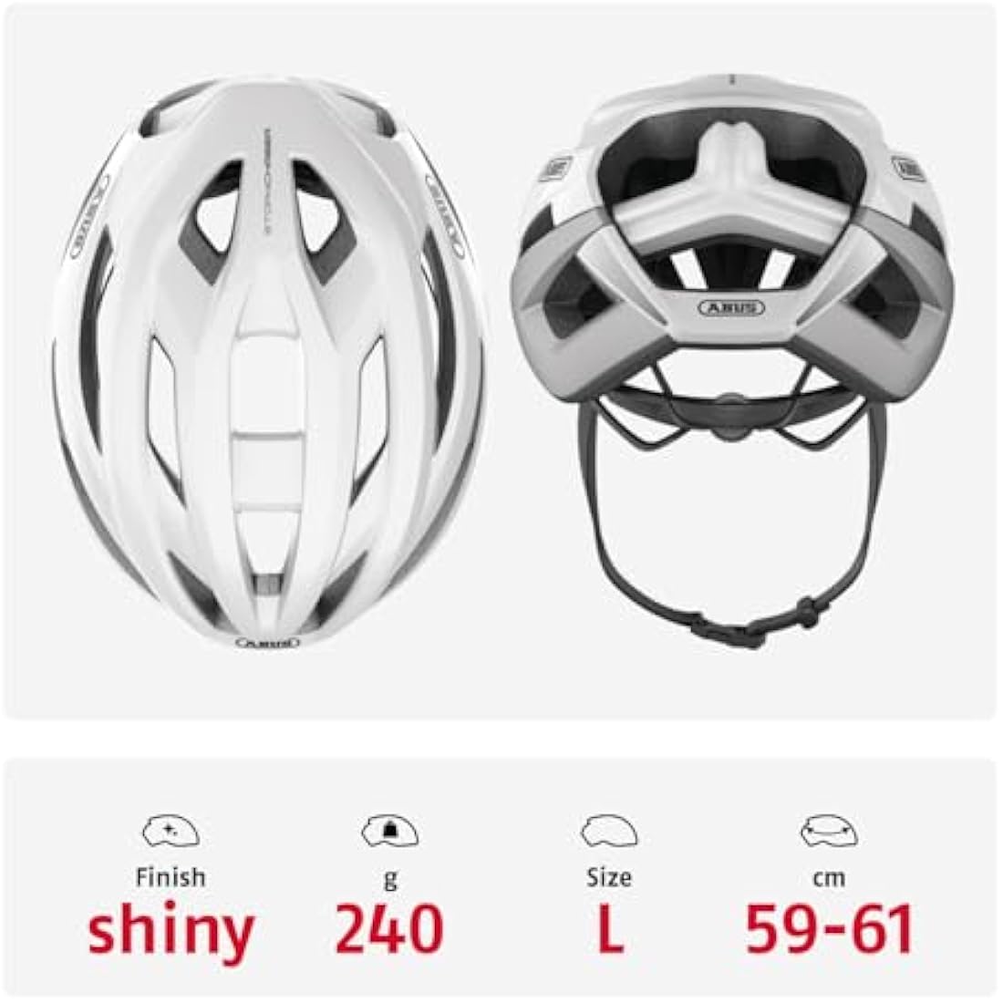 ABUS StormChaser road bike helmet - Lightweight and comfortable for professional cycling for men and women