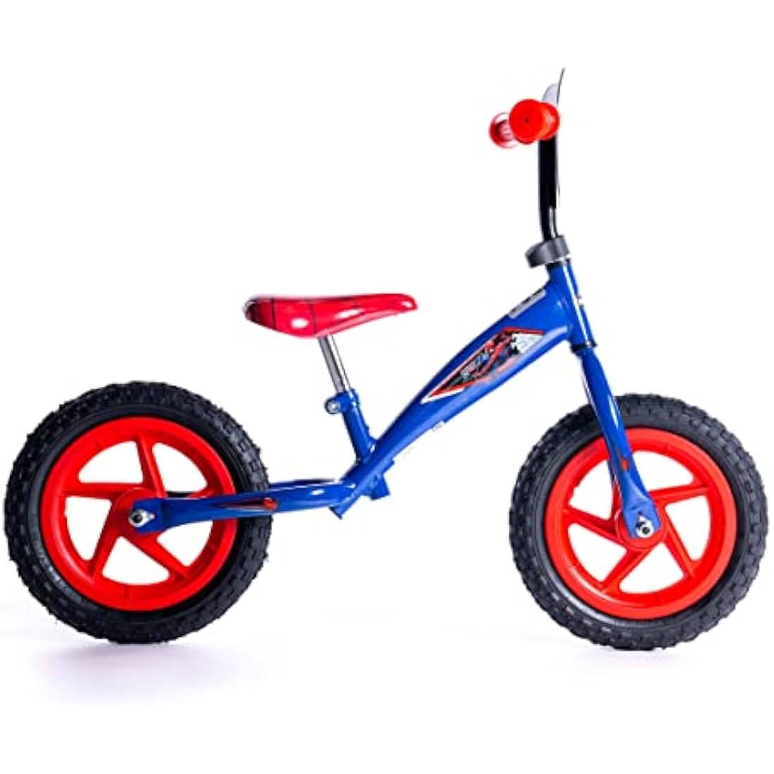 Huffy Marvel Spiderman Balance Bike Blue and Red 3-5 Year old