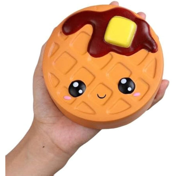 Anboor 4 Pcs Squishies Smore Waffle Cake Pizza Coffee Cup Kawaii Scented Soft Slow Rising Squeeze Stress Relief Kids Toy Valentines Day Gifts