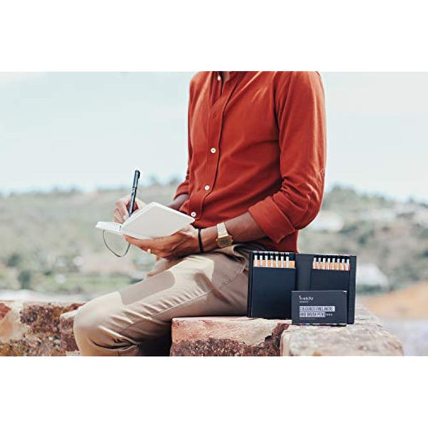 Etchr : Coloured Fineliners and Brush Pens : Set of 16