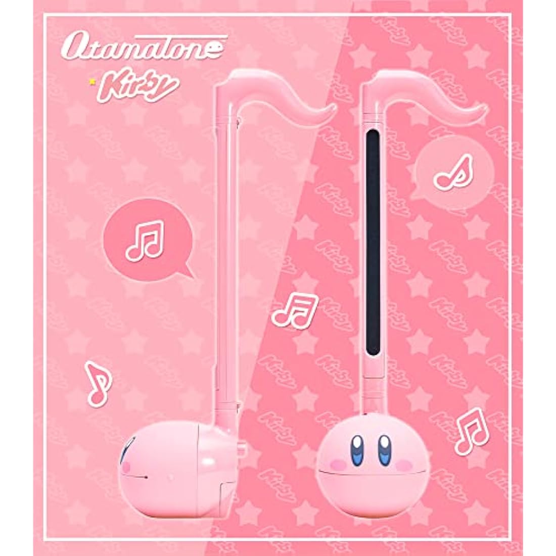 Otamatone Regular Kirby, Japanese Electronic Musical Instrument, Portable Touch Sensitive Digital Music Instruments Synthesizer, Fun Kids Teens Adults Birthday Christmas Toy Song Game Stuff