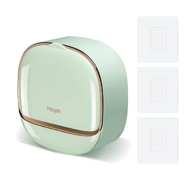 Modixun Luxury Soap Holder with Drain Tray, Waterproof Soap Dish Holder, Keep Soap Bars Dry, Adhesive Soap Case Box Wall Mounted for Shower, Bathroom,