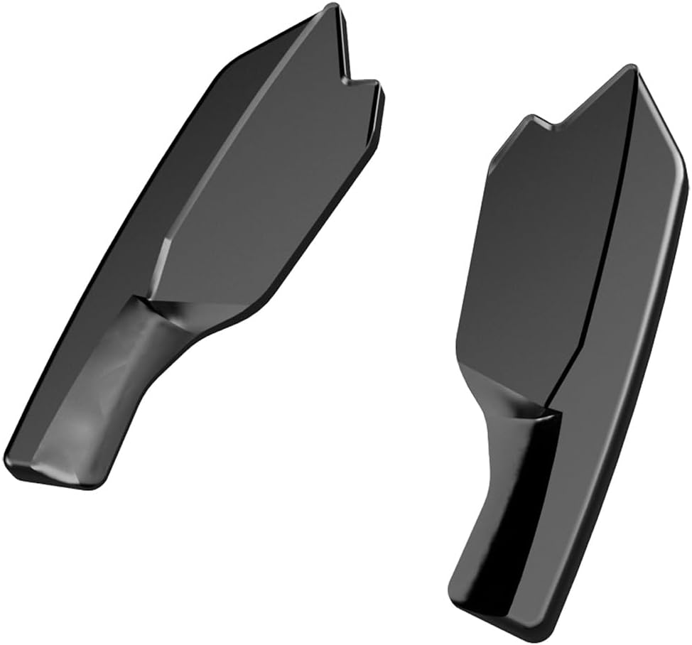 Oneway Rear Side Diffusors compatible with Volkswagen Golf VIII HB R 2020- - Gloss black