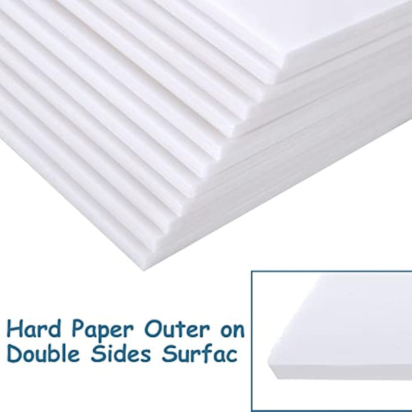 ASelected 10 Pack A3 (420 x 297mm) Foam Board, 5mm Thick Polystyrene Foam Sheet for Model Making, Mounting Photos, Presentations, Arts and Crafts Projects (White)