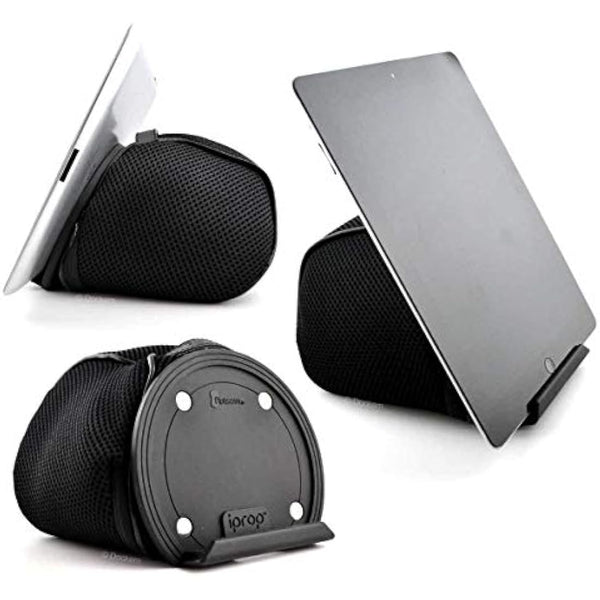 iprop iPad Bed & Lap Stand Bean Bag Tablet Holder for Tablets, Phones & E-Readers [Black]