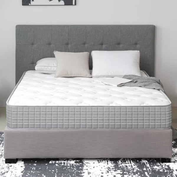 Good Nite Single Mattress Hybrid Spring and Memory Foam Single Bed Mattresses Sprung Comfortable with Knitted Fabric Zoned Support 3FT 18cm Deep H6 Firmness 90x190