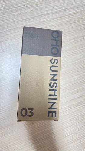 OhO Smart Glasses,128G Camera & Bluetooth Sunglasses with Open Ear Speaker Headset Headphone, Indoor&Outdoor Sports,Polarized UV Protection,For Men Women