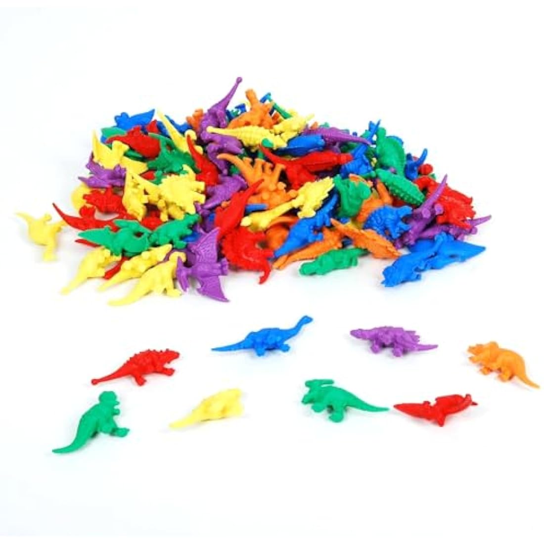 a2bsales Sorting Counters Starter Packs - Early Learning & Motor Skills Maths Toy - SEN Montessori (Dinosaur - 24 Pk)