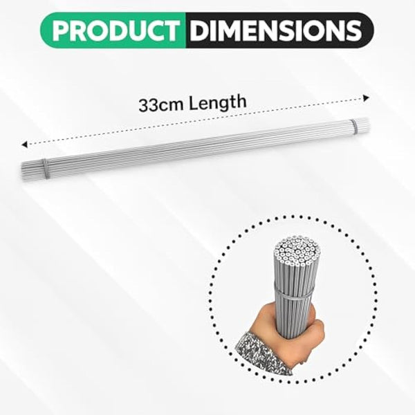 316L Stainless Steel TIG Welding Rods Filler Electrodes 1.0mm 1.2mm 1.6mm 2.0mm 2.4mm 3.2mm (100, 2.4mm)
