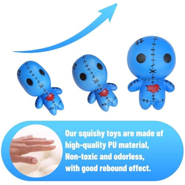 Anboor Squishies Ghost Doll Halloween Squishy Slow Rising Squeeze Toys Stress Relief Kawaii Soft Squishies Sensory Toys Gift Collection