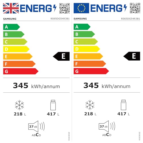 Samsung Series 7 SpaceMax RS70F66KCTEU 634L Smart American Fridge Freezer, Silver