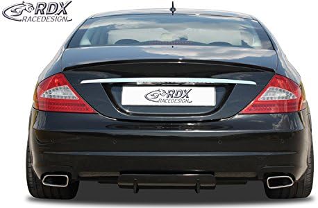 RDX Racedesign Trunk spoiler lip compatible with Mercedes CLS-Class C219 (ABS)