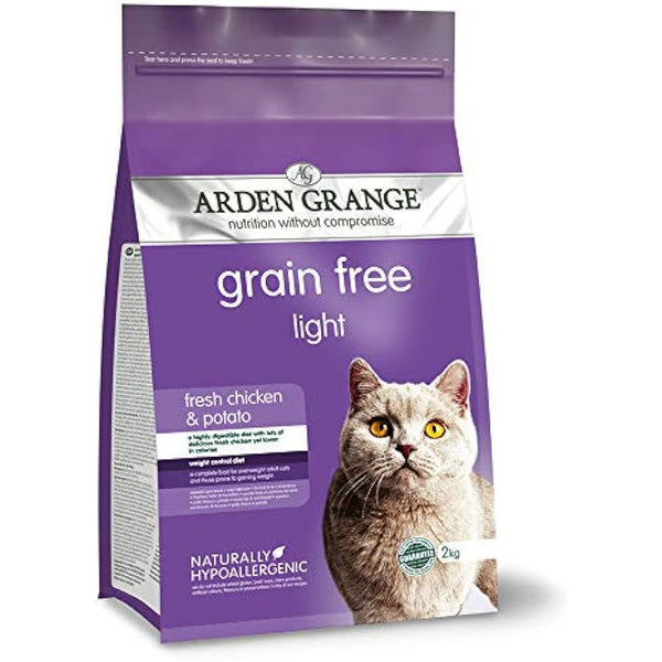 Arden Grange Adult Dry Cat Food Light, Chicken, 400g