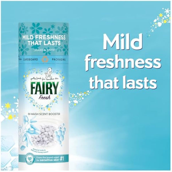 Fairy In-Wash Scent Booster 6x245 g, Fresh, Mild Freshness That Lasts