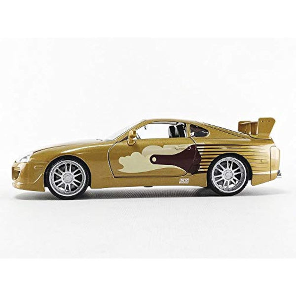 Jada 99540 Toys Fast and Furious 1:24 FF-'95 Toyota Supra diecast Collectible car Vehicle, Gold