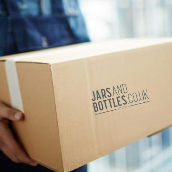 24 x 500ml Glass Jam Jars with Gold Lids – Round Glass Jars for Jams, Chutneys, Pickles, Sauces & Preserves – 82mm Twist-Off Lid