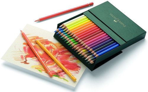 Faber-Castell 110024 24 Polychromos artist's coloured pencils in metal case, Einzeln, 36er Atelierbox, 1