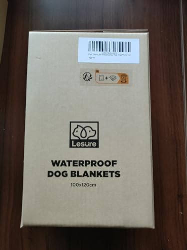 Lesure Waterproof Fleece Blanket Washable - 152x203cm Ultra Soft Grey Dog Blanket Over Sofa Bed Garden, Twin/Double Throw with Soft Plush, Fit All Season