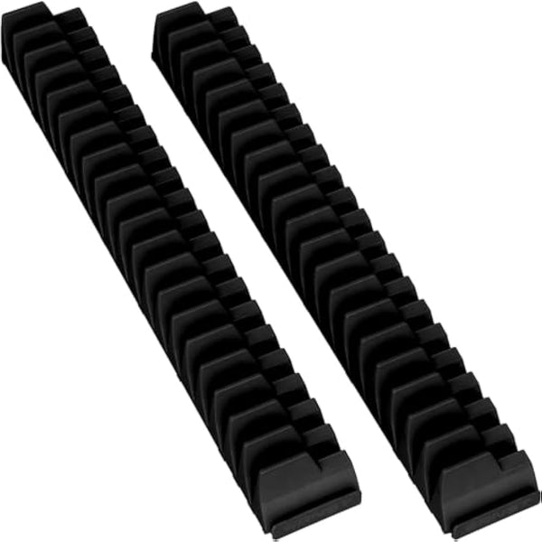 Ernst Manufacturing 5411M Magnetic Wrench Pro - Modular Wrench Storage for 40 Wrenches - Black