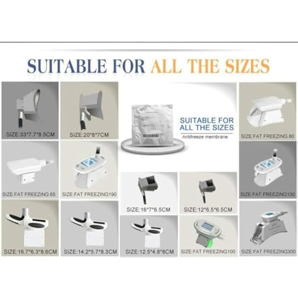 10 X Antifreeze Membranes Anti Freeze Pads for Cryolipolisis Device. NATUREGURU Medical Quality for Professionals & Private Individuals, Normalize CEE. (LARGE (34X42cm))