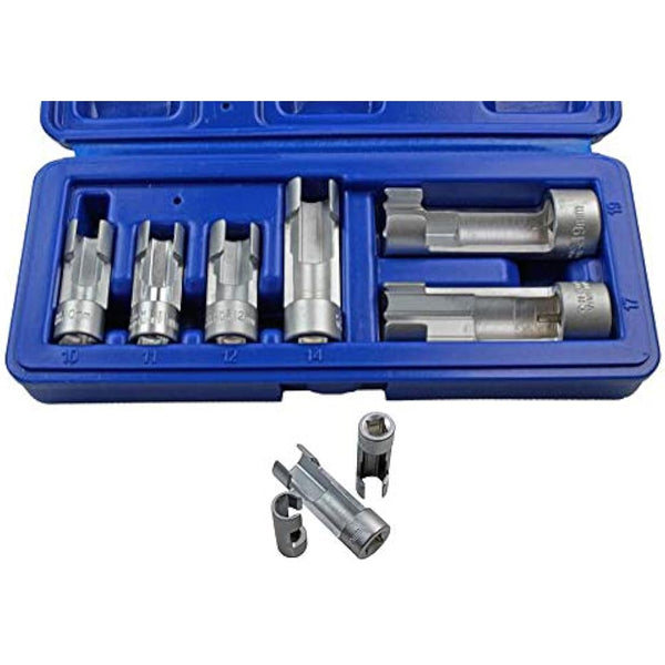 US PRO 6pc Difficult Access Sockets 3/8 + 1/2'' Drive 10mm-19mm - ABS Sensor