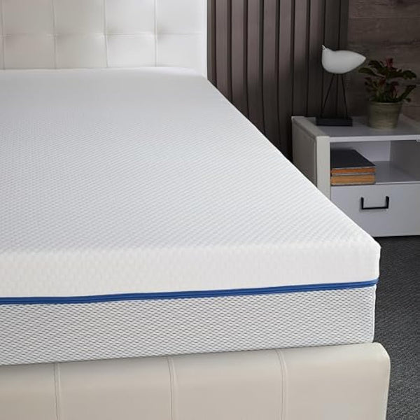 DREAM SHIELD Mattress - Comfort Foam Orthopedic Mattress with Motion Isolation Technology, Temperature-Regulating Cover, Medium Firm Support for Back Pain Relief (Super King)