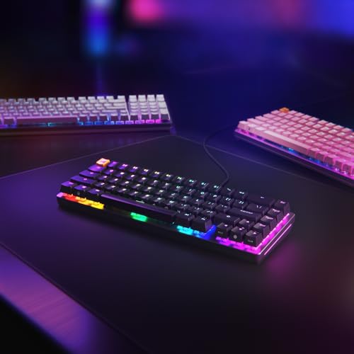 Glorious Gaming GMMK 2 Full Size (96%) - Mechanical Gaming Keyboard, Aluminium Frame, Customisable, Doubleshot Caps, Fox Switches, Per Key RGB, Full NKRO, English UK QWERTY Layout - Pink
