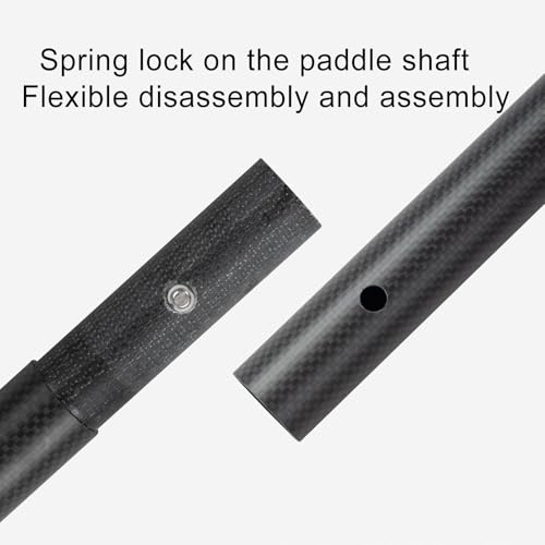 Uozonit Stand up Paddle - Ergonomic Telescoping Paddle,Removable Portable Reusable Canoe Accessories Rowing Tool for Beginner Fishing Boating Surfing Outdoor Sea Activities Daily
