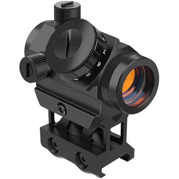 Feyachi RDS-25 Red Dot Sight 4 MOA Red Dot Gun Sight Rifle Scope with 1 inch Riser Mount