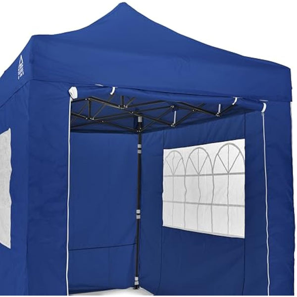 All Seasons Gazebos | 3x2m Pop Up Gazebo with 4 Side Walls & Accessory Pack | Heavy Duty, Fully Waterproof, High Grade Materials (Royal Blue)
