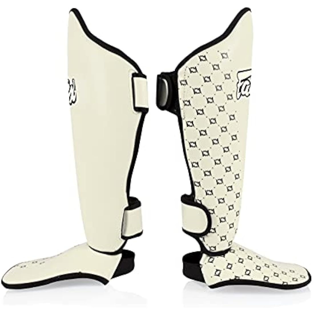 Fairtex Competition Muay Thai Shin Guards, SP5 - Black, Blue, Yellow