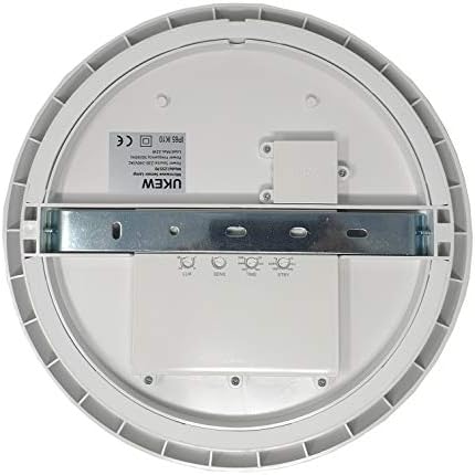 22W LED Bulkhead Light - Ultra Slim Indoor Outdoor IP65 Waterproof Microwave Motion Sensor Detector with Dim Mode Function (Cool White 4000K)